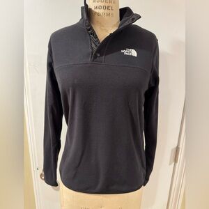 The North Face Black Quarter-Zip Fleece Boys size Large (14/16)